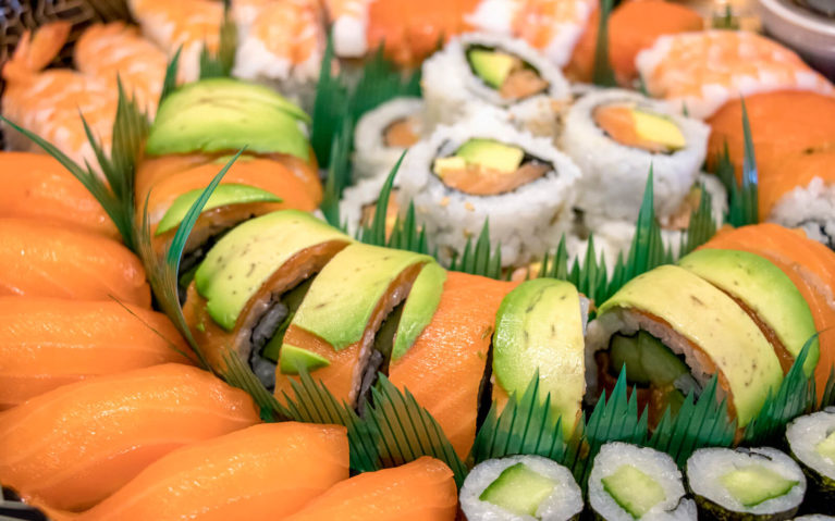 Close Up of Sushi Platter from Taste of Seoul, a Downtown Kitchener Restaurant :: I've Been Bit! Travel Blog