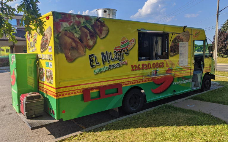 Yellow and Green El Milagro Food Truck :: I've Been Bit! Travel Blog