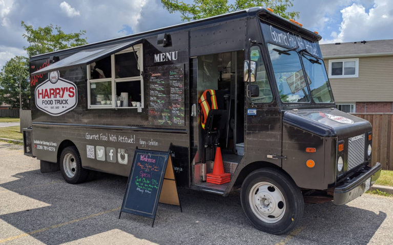 Hangry Harry's Food Truck Set Up in Kitchener :: I've Been Bit! Travel Blog