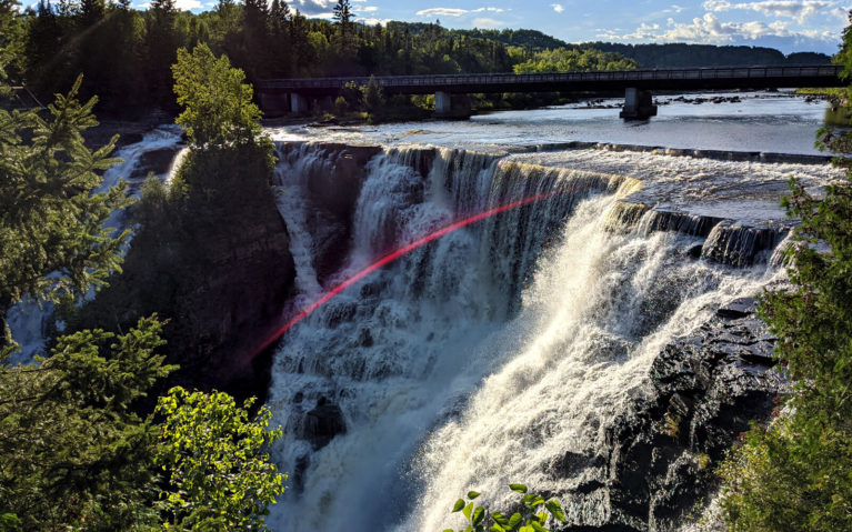 Views of Kakabeka Falls Just As the Golden Hour is Setting In :: I've Been Bit! Travel Blog