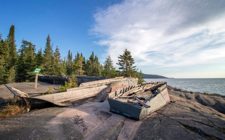 Shipwrecked Boats at Neys Provincial Park :: I've Been Bit! Travel Blog