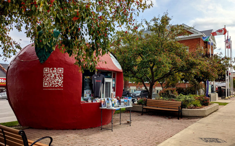 View of Downtown Meaford in the Fall :: I've Been Bit! Travel Blog