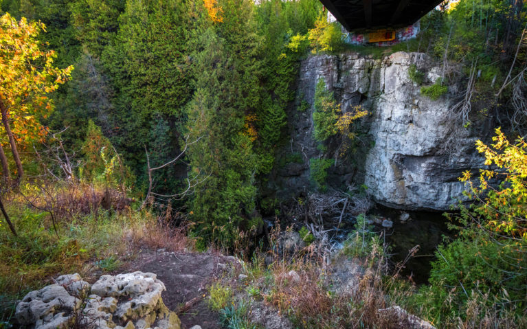 View of the Feversham Gorge in South Georgian Bay :: I've Been Bit! Travel Blog