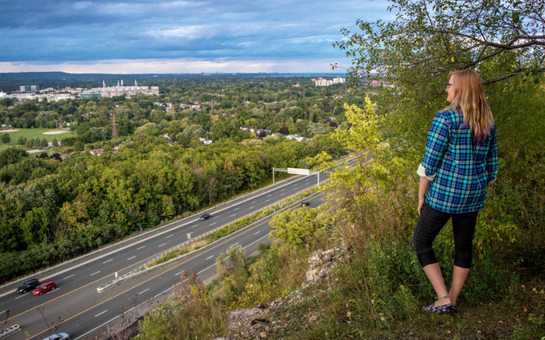 Lindsay Overlooking Hamilton From A Bruce Trail Lookout :: I've Been Bit! Travel Blog