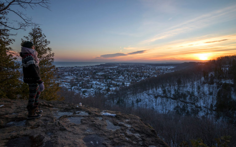 Lindsay Winter Hiking at Sunrise :: I've Been Bit! Travel Blog