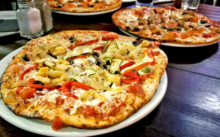 Primavera Pizza from The Boiler Room in Sault Ste Marie :: I've Been Bit! Travel Blog