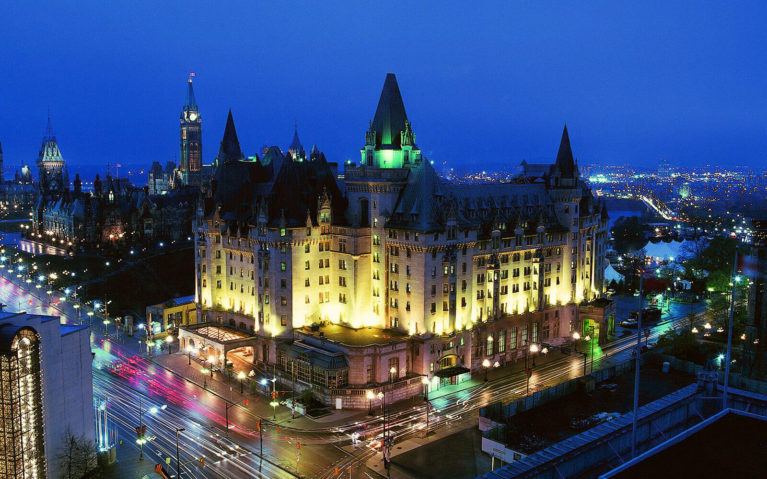 Photo of the Fairmont Chateau Laurier from their Facebook Page :: I've Been Bit! Travel Blog