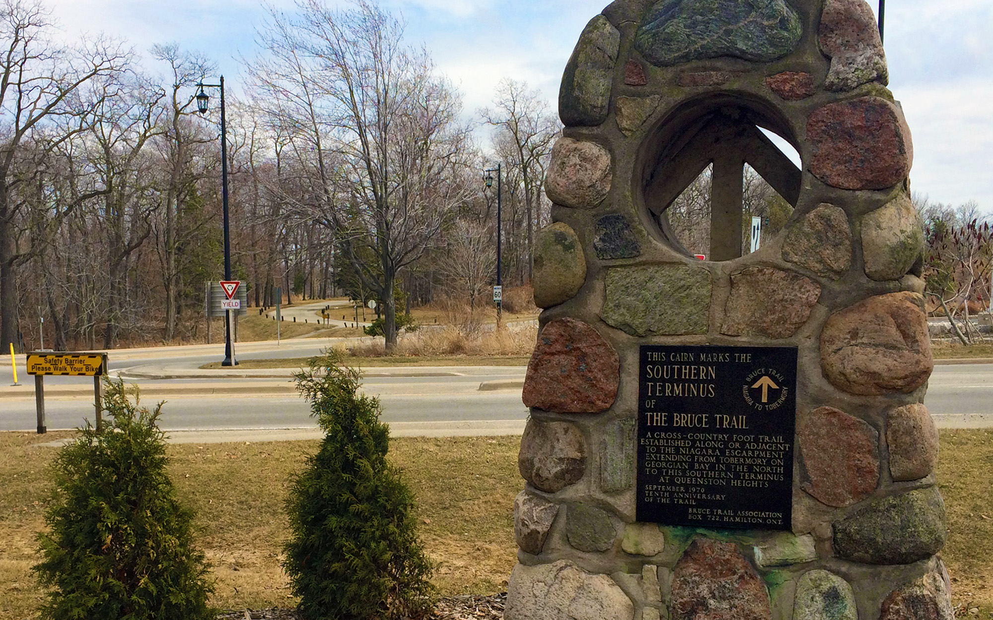 Bruce Trail Southern Terminus Cairn