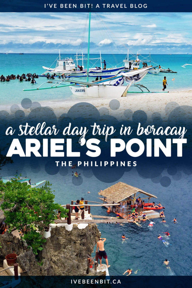 Boracay is known for its beautiful white sand beaches and turquoise waters, but what you may not realize is that there's an INCREDIBLE excursion there you don't want to miss! Get the adrenaline pumping with cliff diving and more with a trip to Ariel's Point from Boracay! | #Travel #ThePhilippines #Boracay #CliffDiving