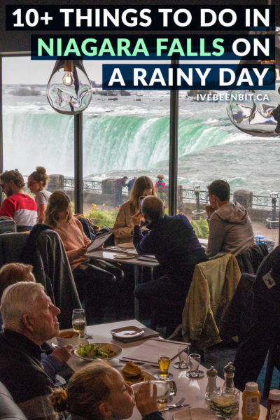 Travelling to Niagara Falls but the weather forecast is looking bleak? Never fear! There are plenty of great things to do in Niagara Falls on a rainy day. From butterflies to arcades, you won't want to miss these indoor attractions in Niagara Falls Ontario Canada. | What to Do in Niagara Falls on a Rainy Day | Rainy Day in Niagara Falls. | Visiting Niagara Falls in the Rain | Ontario Travel | Canada Travel | IveBeenBit.ca