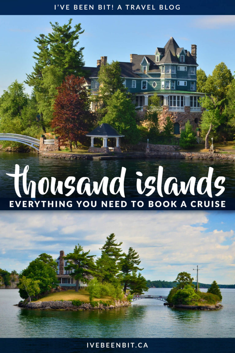 Looking for a destination with gorgeous scenery at every turn? There are thousands of reasons to want to visit Thousand Islands but the best way to see them is with a 1000 Islands Cruise. Inside you'll find all the details to plan the best cruise! | #Travel #Canada #Ontario #1000Islands #ThousandIslands | IveBeenBit.ca