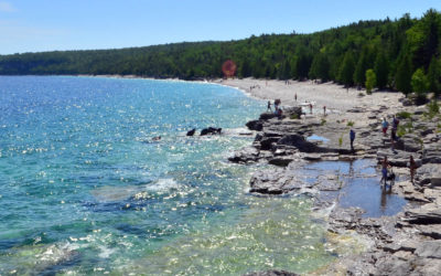 Halfway Log Dump in Bruce Peninsula National Park :: I've Been Bit! Travel Blog