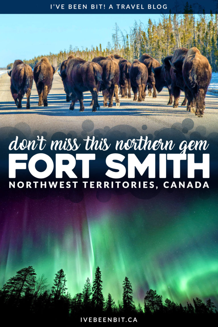 When exploring the Canadian north, Fort Smith in the Northwest Territories may not be on your radar but it's full of small town charm. See why you don't want to miss visiting it! Things to do in Fort Smith, NWT, Canada. | #Travel #Canada #NorthwestTerritories #NWT #RoadTrip | IveBeenBit.ca