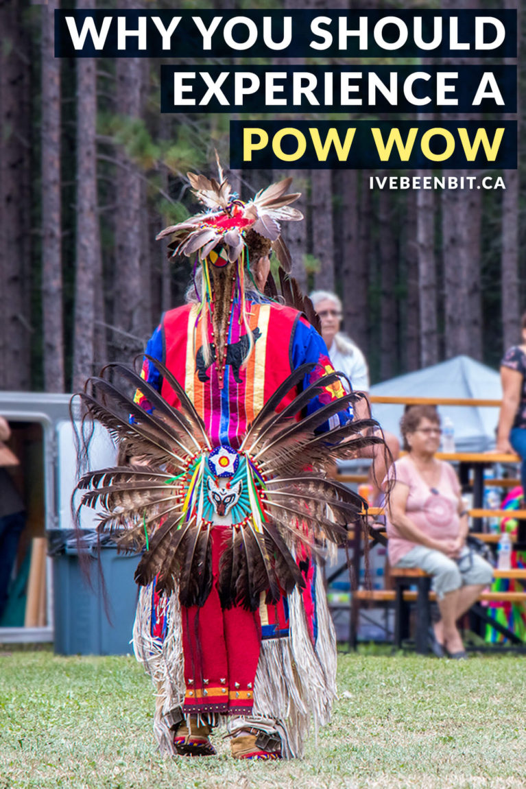 Pow Wows are incredible events celebrating the Indigenous Cultures of Turtle Island (North America). If you're wondering what a Pow Wow is, click to find out. Includes first time tips & more! | #Canada #Ontario #Travel #Indigenous #IndigenousTourism #FirstNations #TurtleIsland | IveBeenBit.ca