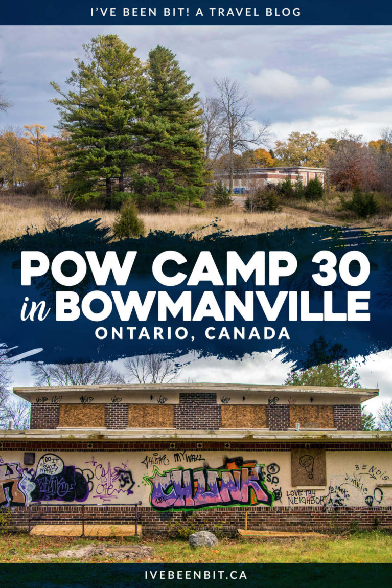 A piece of decaying World War II history, experience Bowmanville's POW Camp - Camp 30. Learn about the past, present and future of one of the creepiest places in Ontario, Canada. | #Canada #Ontario #Bowmanville #Travel #DarkTourism #UrbanExploration | IveBeenBit.ca