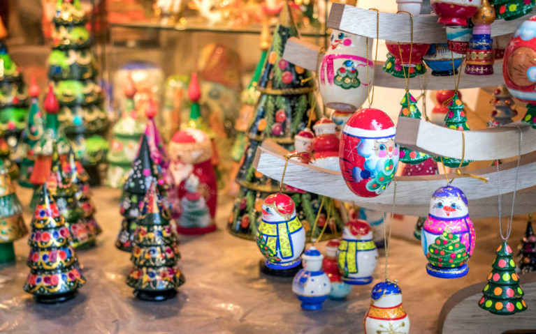 Ornaments at One of the Christmas Markets in Ontario :: I've Been Bit! Travel Blog