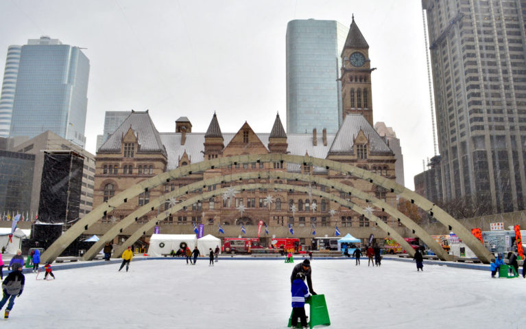 Toronto's Nathan Phillips Square in Winter :: I've Been Bit! Travel Blog