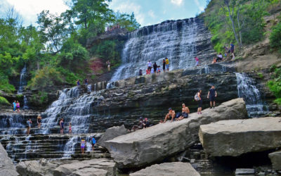 Albion Falls From Below When the Base was Accessible :: I've Been Bit! A Travel Blog