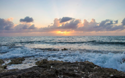 Sunset Along the Shore in Cozumel Mexico :: I've Been Bit! A Travel Blog