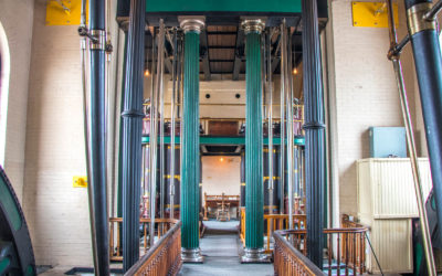 View of the Steam Engines from the Presentation Door Inside the Original Pumphouse :: I've Been Bit! Travel Blog