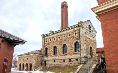 Outside of the Original Pumphouse at the Hamilton Museum of Steam and Technology