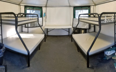 Inside One of the Yurts at Windy Lake Provincial Park :: I've Been Bit! Travel Blog