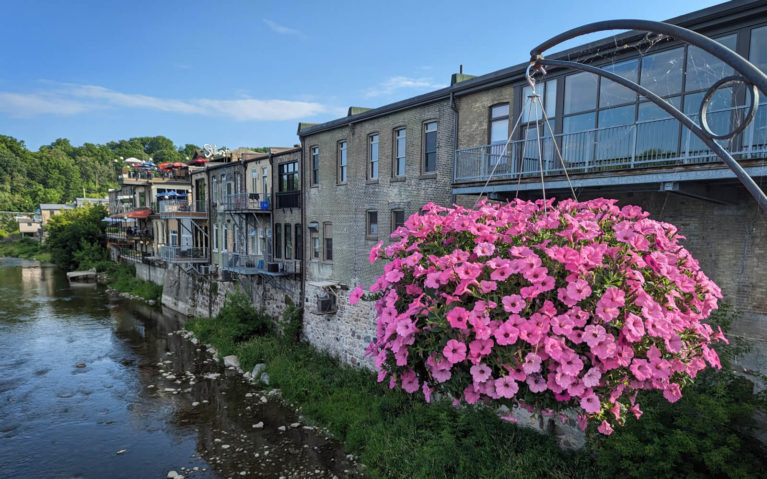 By the River in Downtown Paris Ontario