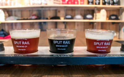 Flight of Beer at Split Rail Brewing Company in Gore Bay, Manitoulin Island :: I've Been Bit! Travel Blog