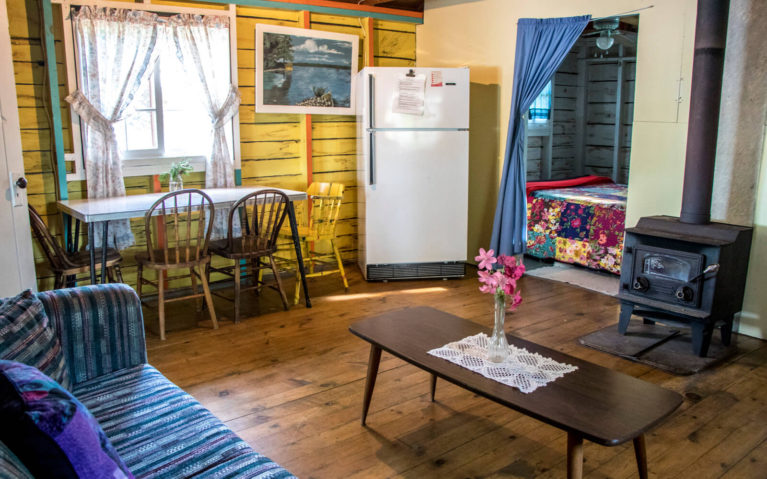 Inside of Cottage 3 at Bruce Bay Cottages in Bruce Mines :: I've Been Bit! Travel Blog