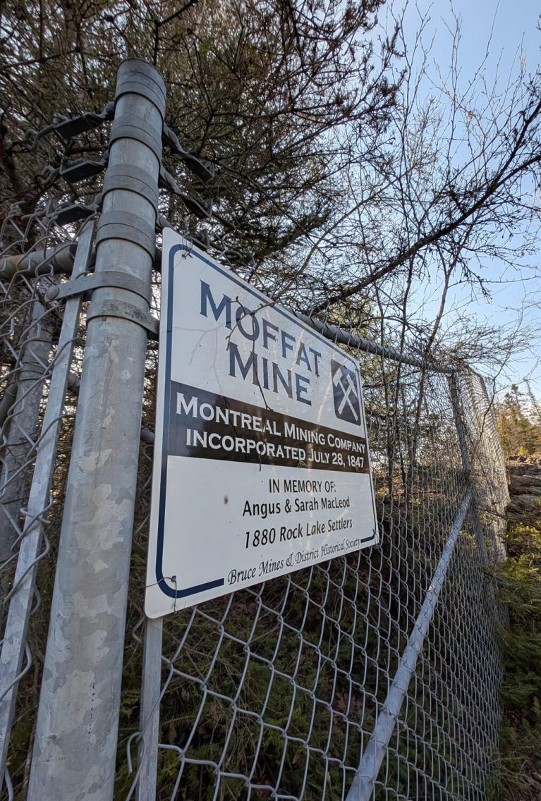 One of the Fenced Mines in Bruce Mines :: I've Been Bit! Travel Blog