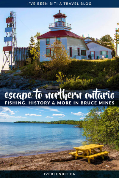 If you're looking for a quaint getaway in Northern Ontario, Bruce Mines is the perfect place to go. Close to Sault Ste Marie and along the Trans Canada Highway, this tiny town has plenty to offer. Check out all the things to do in Bruce Mines and you'll be planning your own trip to Northern Ontario! | #Travel #Canada #Ontario #NorthernOntario | IveBeenBit.ca