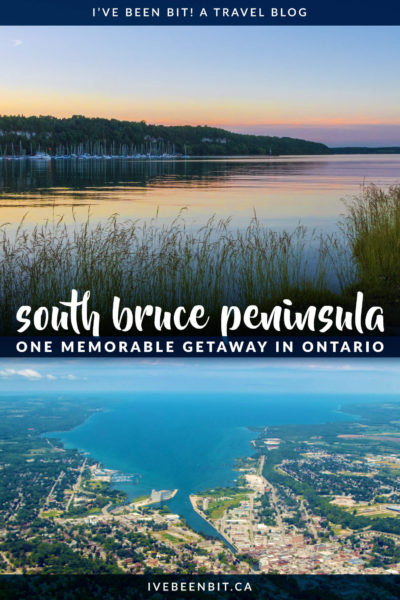 In Bruce County, Ontario, you'll find an underrated destination known as Wiarton. Enjoy the beauty along the shores of Colpoy’s Bay at the base of the Bruce Peninsula. Wiarton offers visitors plenty of incredible things to do. Stunning views, calming walks and the perfect home base for exploring Bruce Peninsula National Park without the craziness of Tobermory, Wiarton should definitely be on your list of places to explore in Ontario! | #Travel #Canada #Ontario #BruceCounty | IveBeenBit.ca