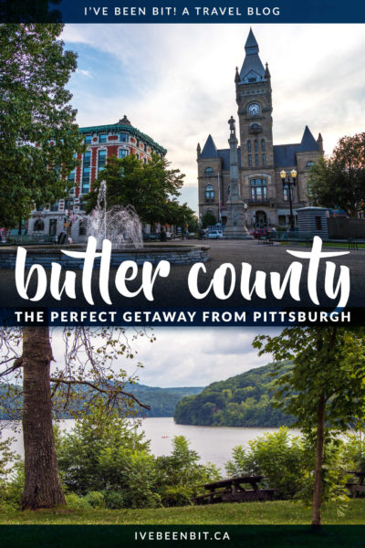 Butler County Pennsylvania has so much to offer! Just an hour north of Pittsburgh, it makes a perfect day trip or weekend getaway from the city. Check out these awesome things to do in Butler County PA! | #Travel #USA #Pennsylvania #RoadTrip | IveBeenBit.ca