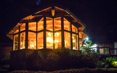 View of Helen's at Night at the Seven Springs Mountain Resort :: I've Been Bit! Travel Blog