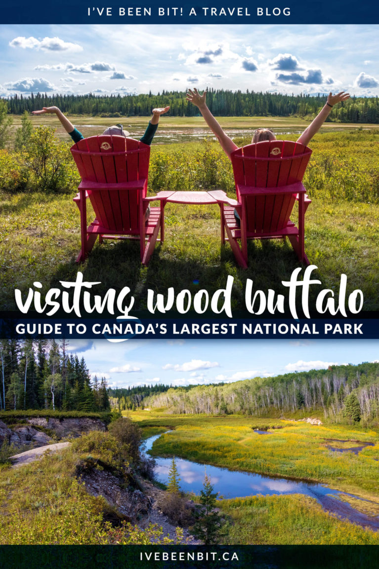 There's more to the Northwest Territories than just Yellowknife! When visiting the Northwest Territories, you have to visit Canada's largest park. Wood Buffalo National Park has so much to offer. Start in Fort Smith and check out this guide to travelling in Wood Buffalo National Park from hikes to bison to festivals and more! | #Travel #Canada #NorthwestTerritories #ParksCanada #FortSmith #WoodBuffaloNationalPark #NationalPark | IveBeenBit.ca