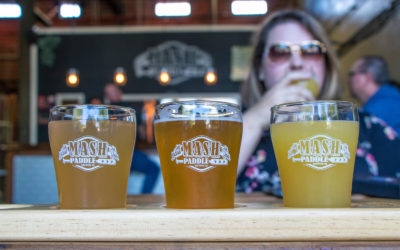 Flight of Beer at Mash Paddle Brewing Company in Brantford :: I've Been Bit! Travel Blog