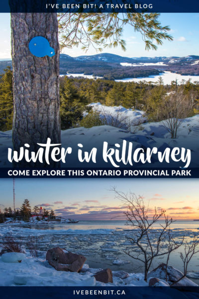 Yurts, cabins, hiking, snowshoeing, skiing & more at this Ontario Park. Thinking about winter camping in Killarney? This guide tells you everything you need to know to ensure a snow-mazing good time in the park. Incredible winter camping in Ontario at Killarney Provincial Park. | #Travel #Canada #Ontario #Winter #WinterCamping #Yurt #OntarioParks #ProvincialPark #FindYourselfHere #OPpartner | IveBeenBit.ca