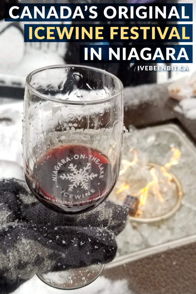 Do you love Niagara wine? How about Niagara icewine? Here's your complete guide to the Niagara Icewine Festival including Discovery Passes, wine tastings, food pairings, Canada's ORIGINAL icewine festival and more! | #Travel #Canada #Ontario #Niagara #Wine #NiagaraOnTheLake #NOTL #NiagaraWine #VQA | IveBeenBit.ca