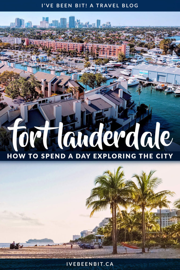Have you ever taken a day trip to Fort Lauderdale from Miami? No? Here are some awesome things to do in Fort Lauderdale so you'll change that ASAP! Why you should visit Fort Lauderdale during your Florida vacation. | #Travel #USA #UnitedStates #Florida #Miami #FortLauderdale | IveBeenBit.ca