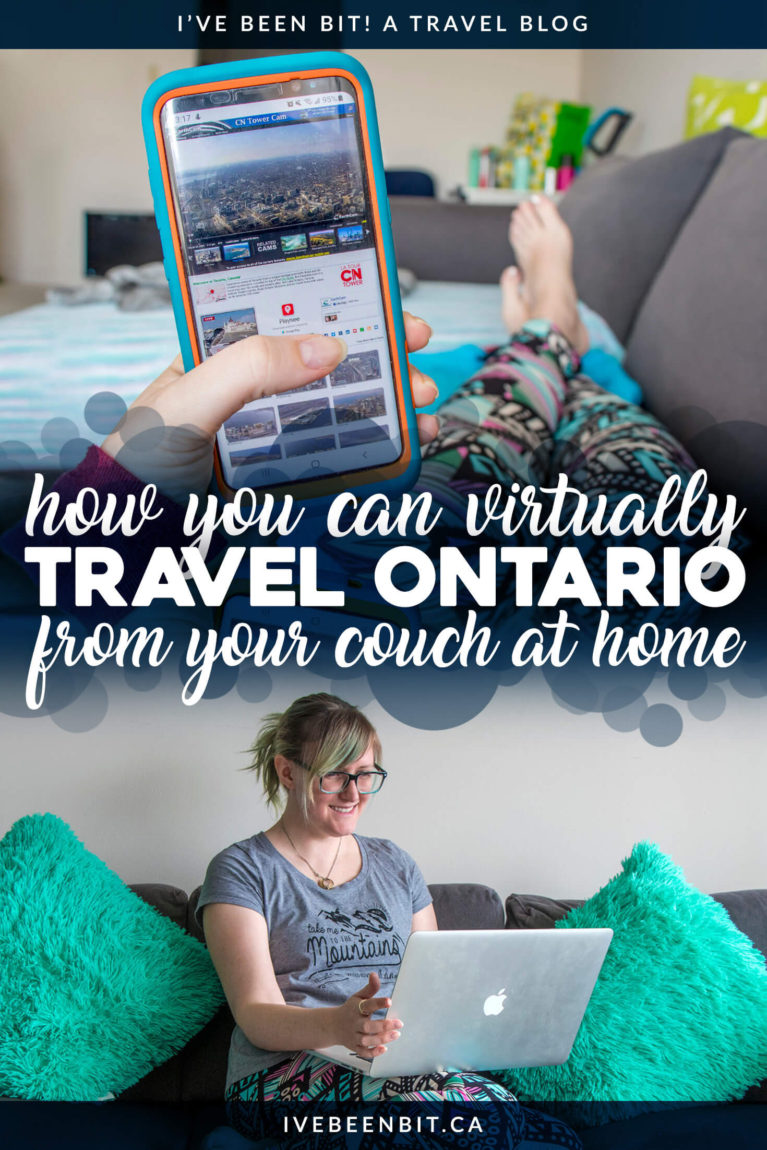 There are a number of amazing destinations in Ontario! Unfortunately we can't always travel to them. Whether you're reading this at a time when you just aren't able to travel or you want to get a taste of an attraction before you visit, these virtual tours are will give you a sneak peek! From museums to historical sites and even an amusement park, check out these 30+ Ontario virtual tours. | #Travel #Canada #Ontario #OntarioTravel #Toronto #NiagaraFalls #TravelTips | IveBeenBit.ca