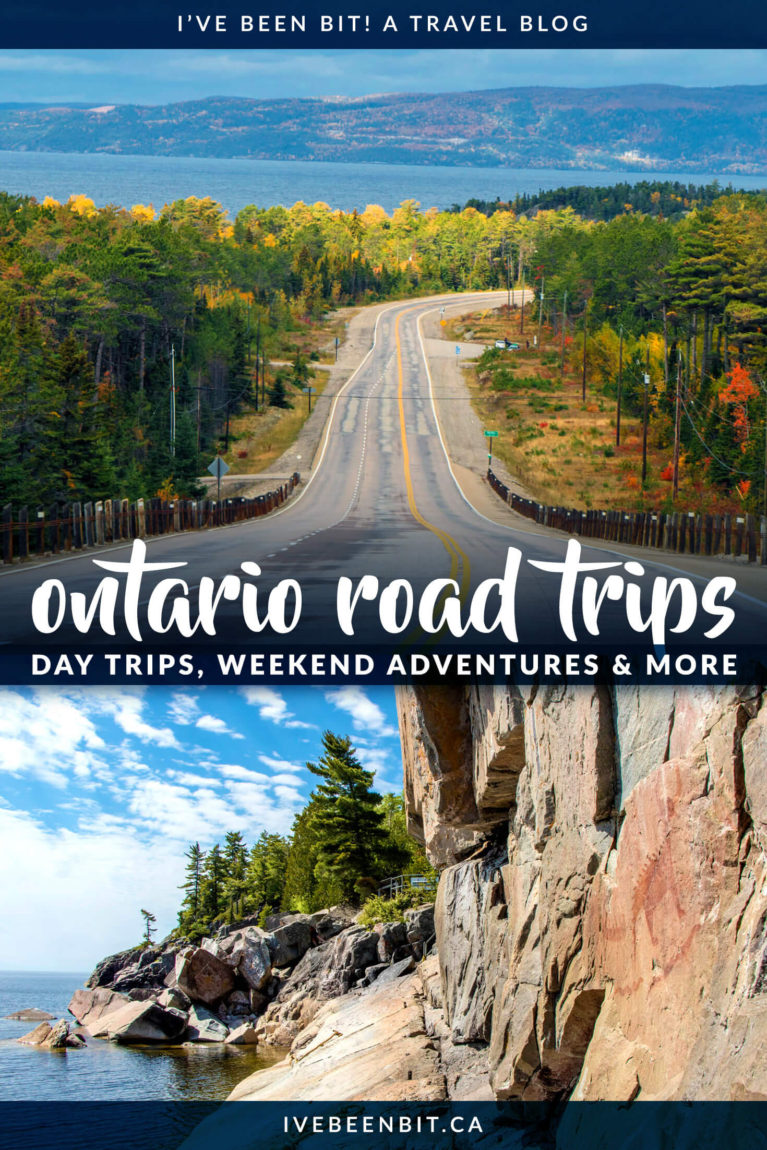 There are so many amazing places to go on a road trip in Ontario. With incredible natural wonders, family fun, wine tasting and more, there's so much to see in Ontario. Whether you're looking for day trips from Toronto, weekend adventures or longer excursions, these are the best Ontario road trips you have to experience! | #Travel #Canada #Ontario #RoadTrip #Toronto | IveBeenBit.ca