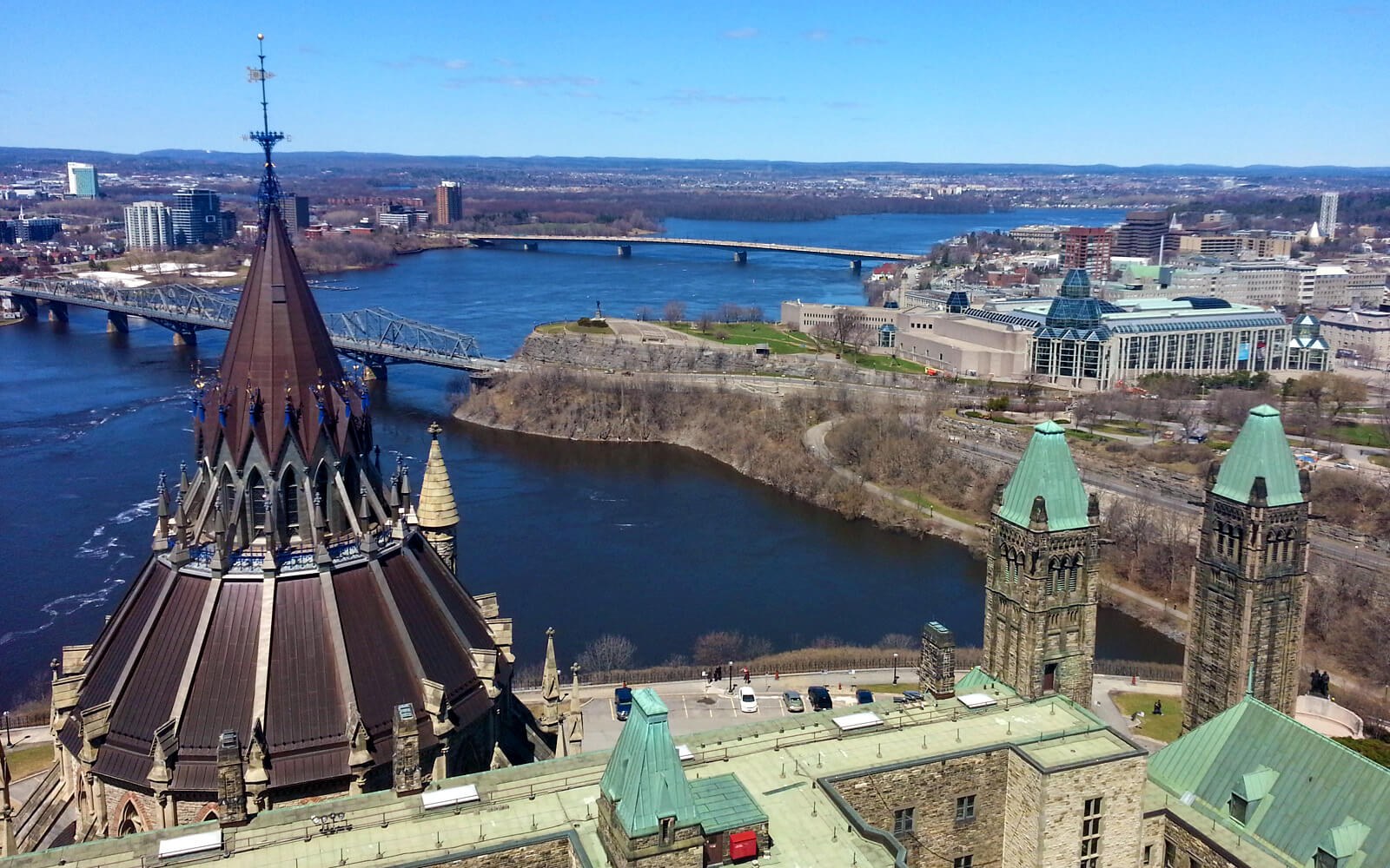 Views of Ottawa from the Federal Parliament Buildings :: I've Been Bit! Travel Blog