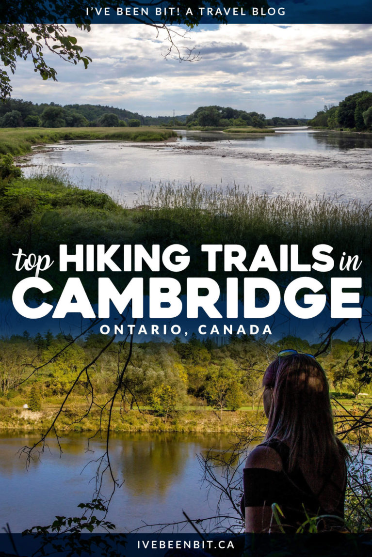 Think there are no hiking in Cambridge Ontario? Think again! These Cambridge trails are just one of the awesome things to do in Waterloo Region. Hiking trails in Ontario, Canada. Walking trails in Cambridge, close to Kitchener-Waterloo. | #Travel #Hiking #Cambridge #WaterlooRegion #Ontario #Canada | IveBeenBit.ca