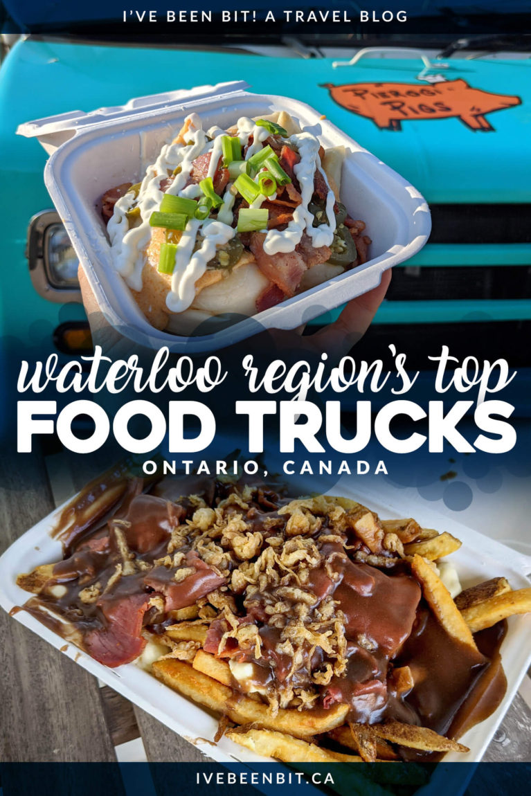 You wouldn't think of Kitchener as a foodie city but just a few bites and you'll change your mind. These Kitchener food trucks are seriously some of the best food trucks in Ontario and are a sure sign of summer in Waterloo Region! | Ontario Food Trucks | Food trucks in Waterloo Region | Waterloo Food Trucks | Cambridge Food Trucks | Summer in Ontario Canada | IveBeenBit.ca