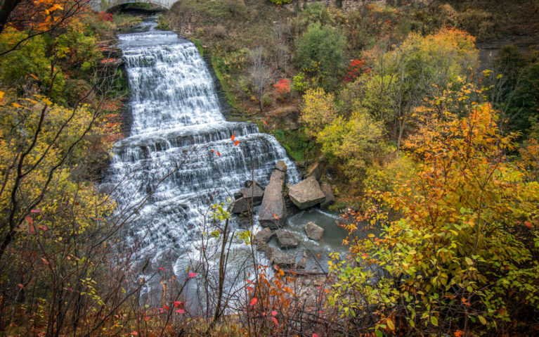 View of Albion Falls in Fall From Lover's Leap :: I've Been Bit! Travel Blog