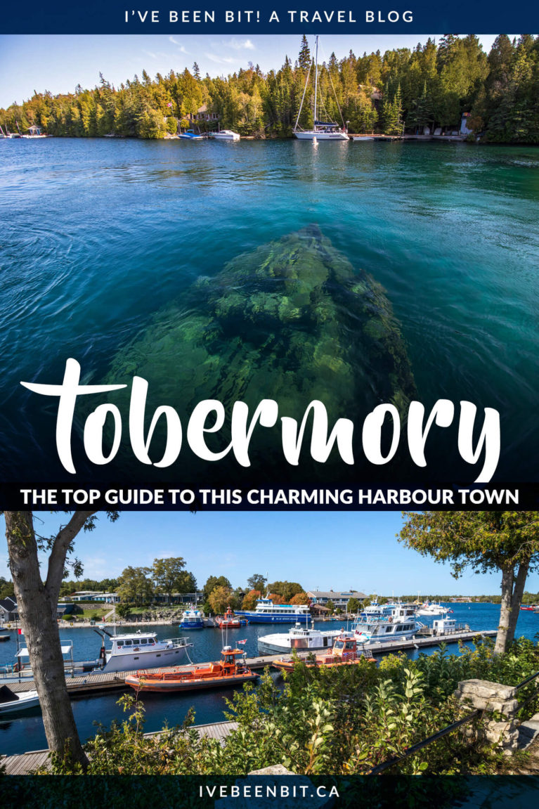 Planning a visit to the Bruce Peninsula? Don't miss these incredible things to do in Tobermory Ontario! | Tobermory Ontario Pictures | Tobermory Canada | Tobermory Ontario Grotto | What to Do in Tobermory | Where to Go in Tobermory | Place to See in Tobermory | Ontario Road Trip | Things to Do in Ontario | Ontario Travel | Weekend Getaways in Ontario | Road Trip to Tobermory | #Tobermory #Summer | IveBeenBit.ca