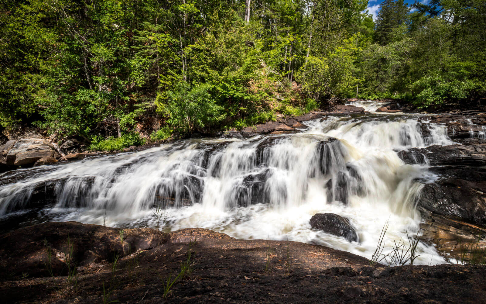 One of the Waterfalls at Egan Chutes Provincial Park :: I've Been Bit! Travel Blog