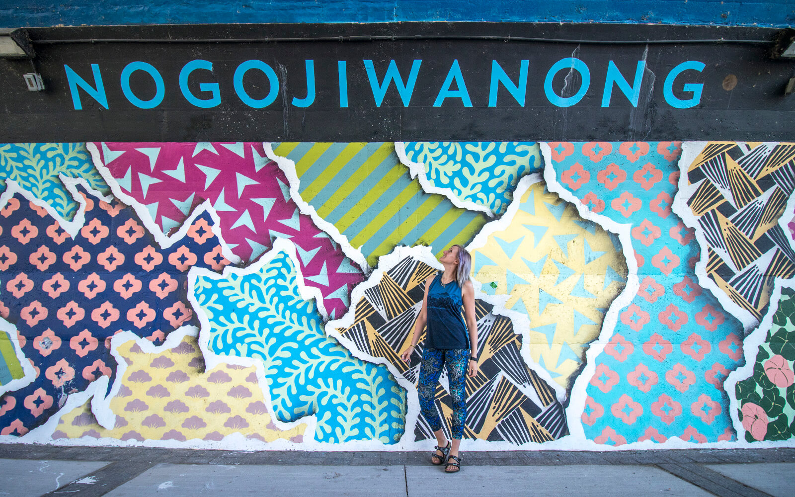 Nogojiwanong Street Art Under the Hunter Street Bridge :: I've Been Bit! Travel Blog