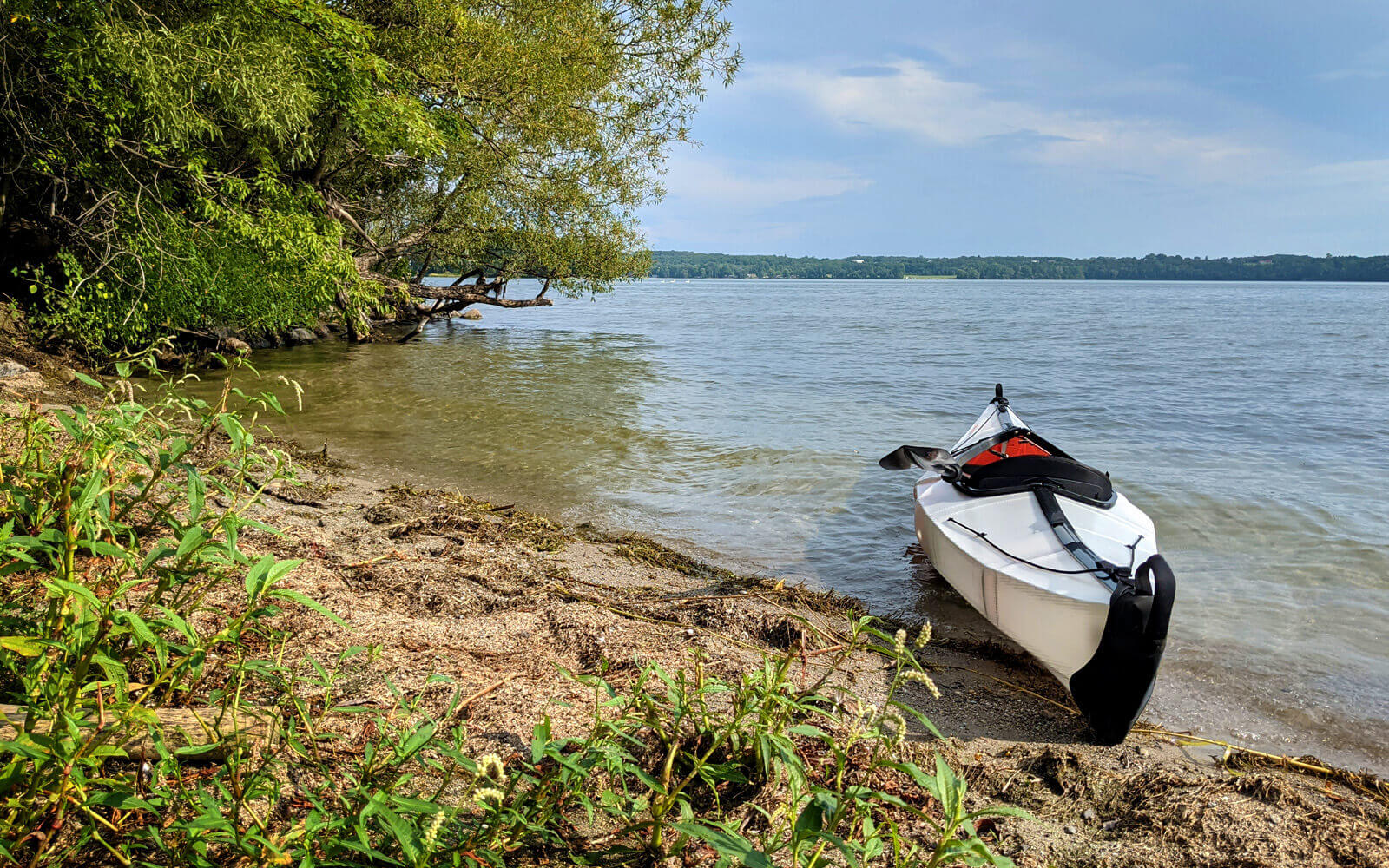 Kayak on the Shores of the Bay of Quinte