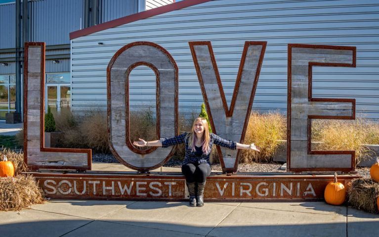 Lindsay With Big LOVE Letters :: I've Been Bit! Travel Blog